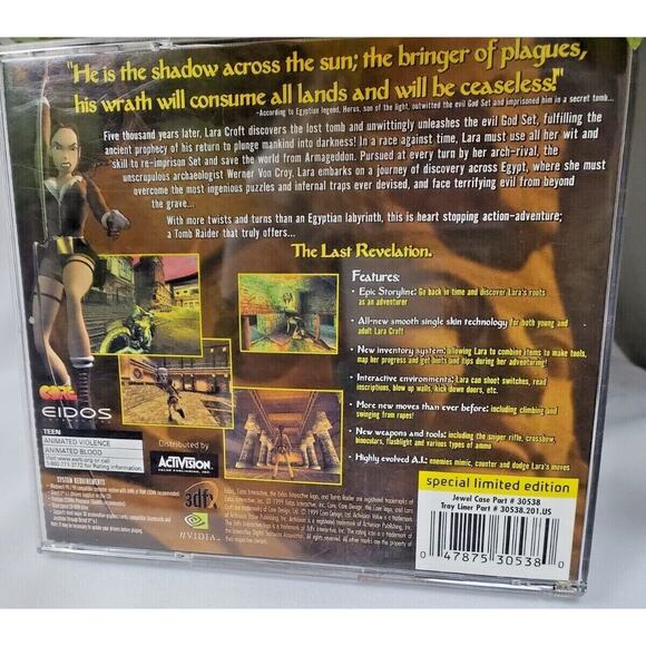Tomb Raider The Last Revelation Special Limited Edition PC Game Windows Vintage - Picture 2 of 5